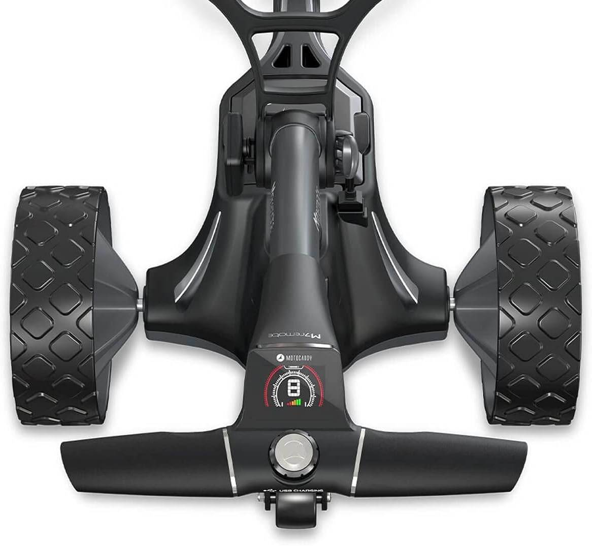 Motocaddy M7 Remote Canada downhill control caddy detail