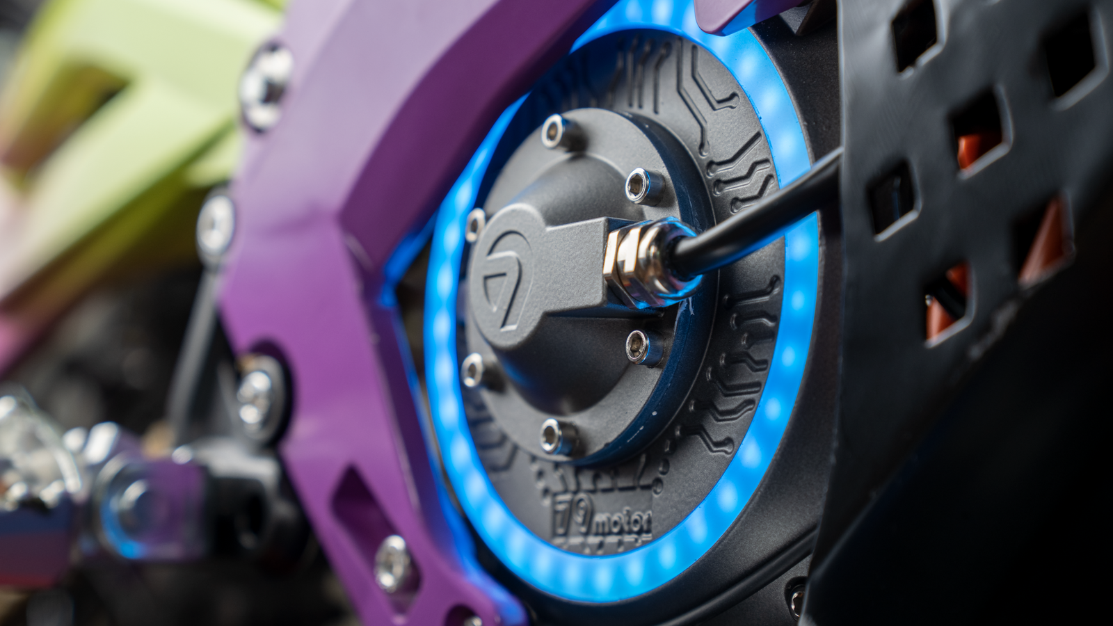 79BIKE Falcon Pro motor and drivetrain detail