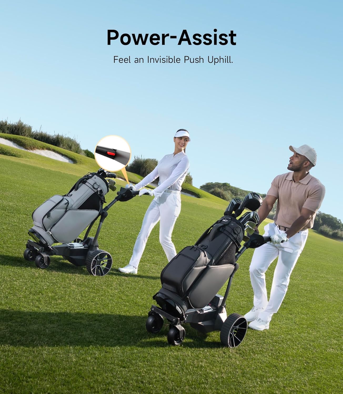 NAVEE Birdie 3 Canada folded electric golf push cart