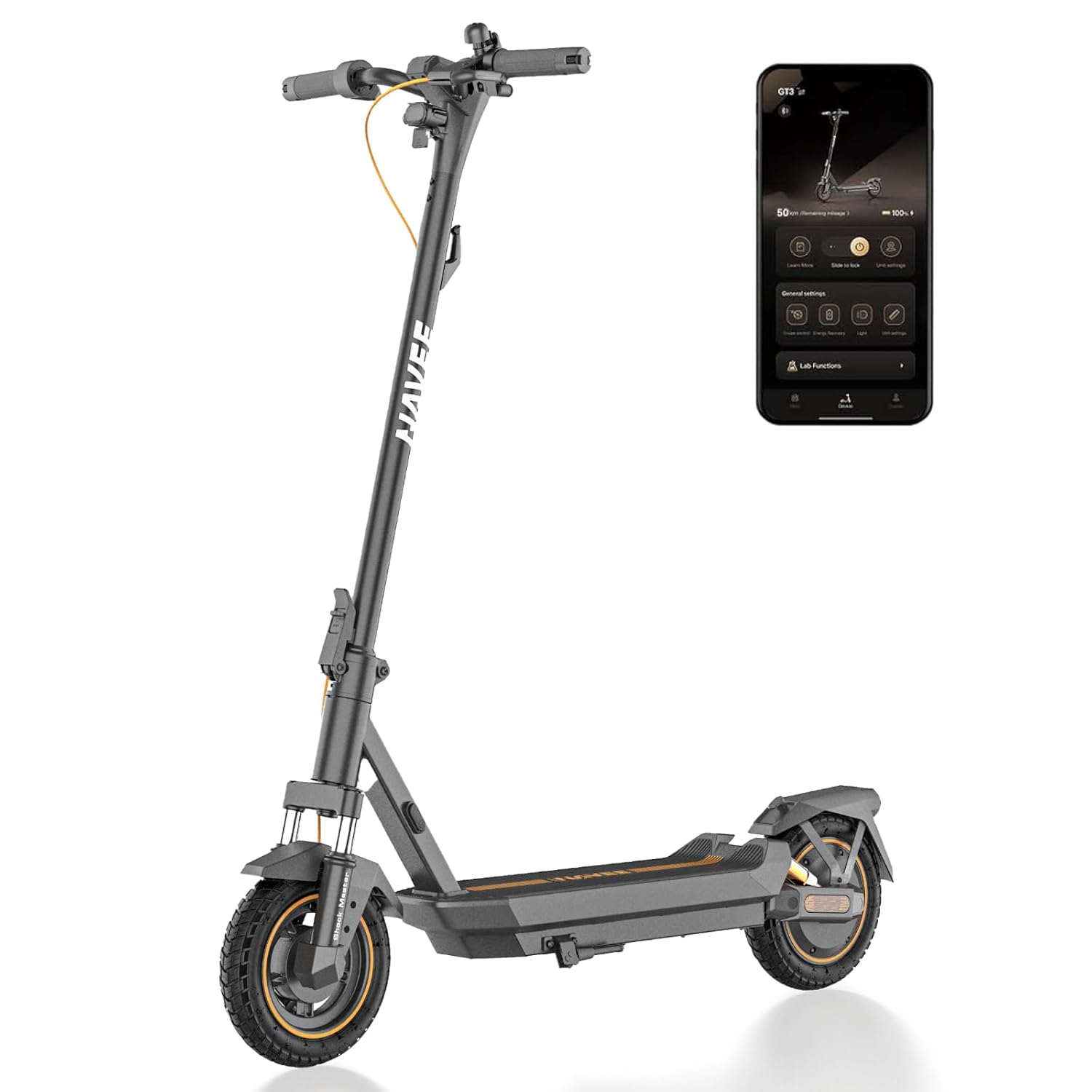 NAVEE ST3 Pro scooter deck view