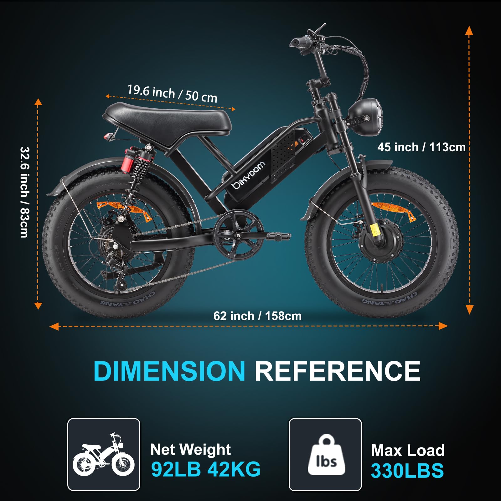 PikSpiid M7 colour B product angle — second colour final gallery shot showing the complete bike in a lifestyle setting so buyers see the scale before they decide