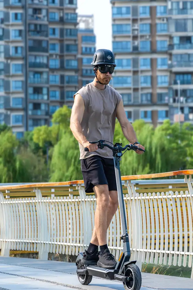 Punk Rider Pro electric scooter Canada battery detail