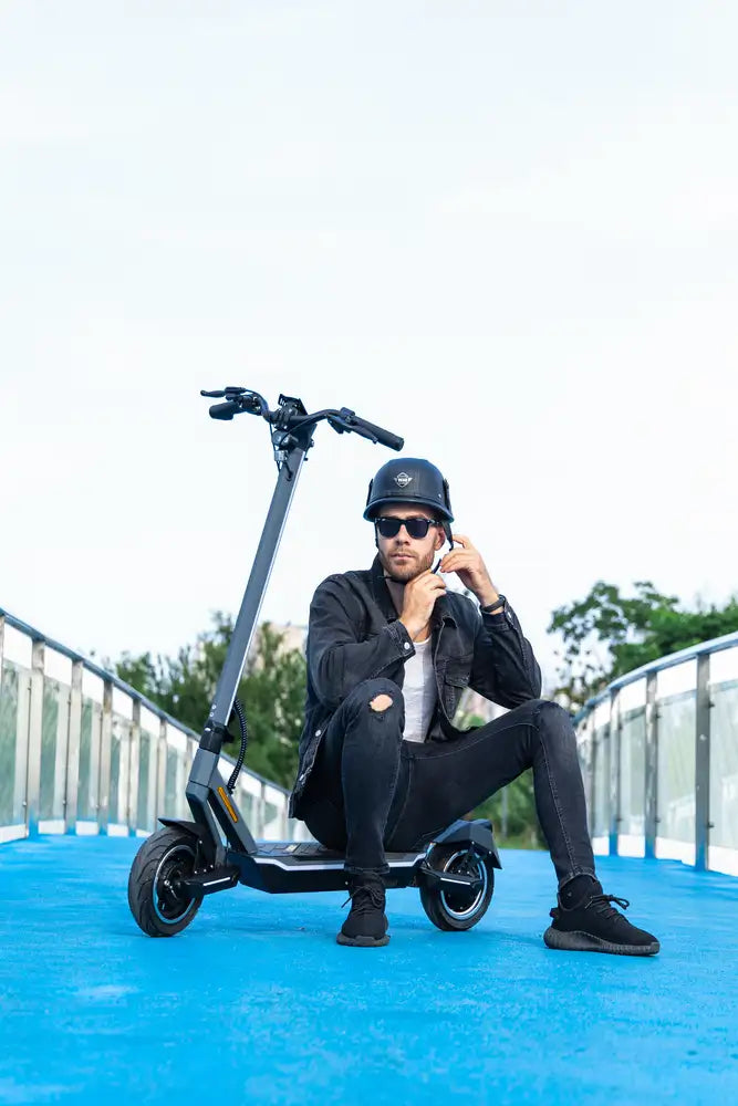 Punk Rider Pro electric scooter Canada self-healing tire detail