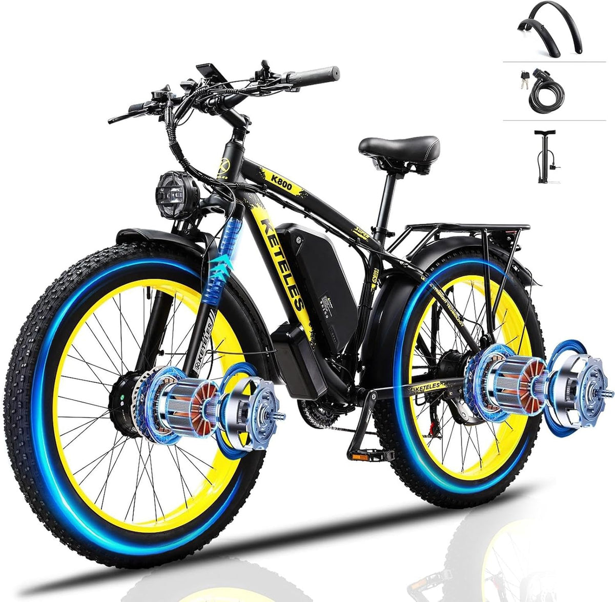QIKAITU MQ3000 electric bike Canada main view