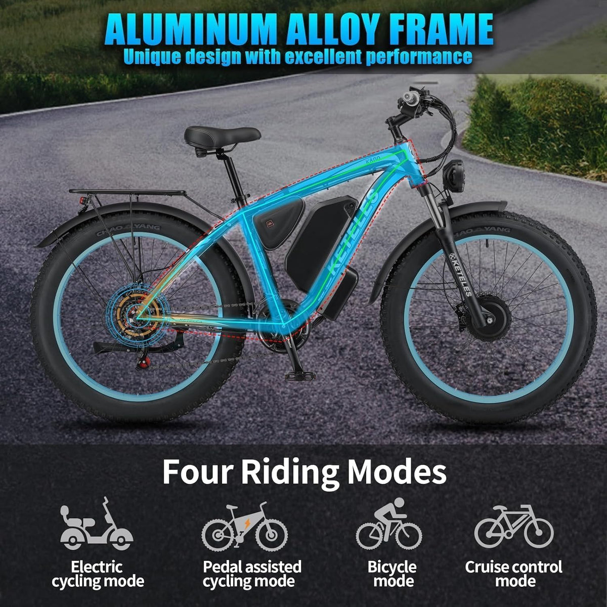 QIKAITU MQ3000 electric bike Canada rider scene