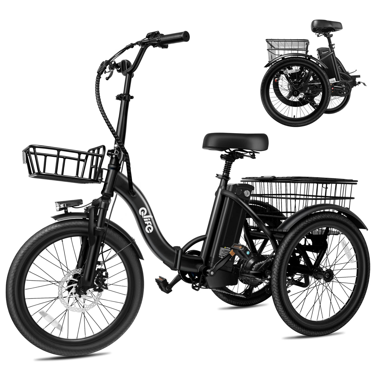 Qlife trike side profile