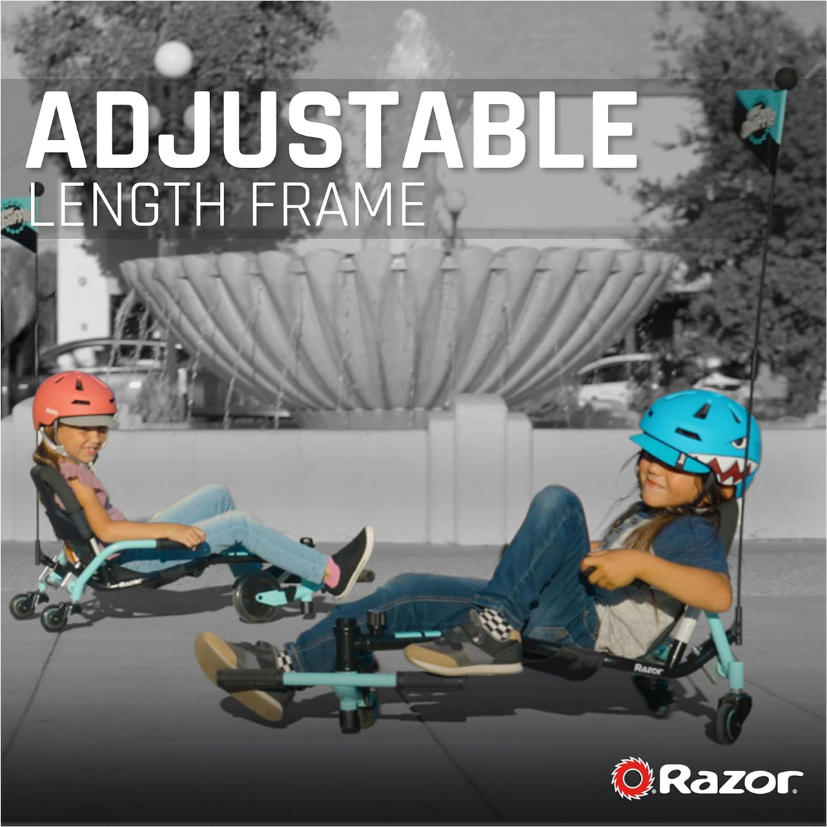 Razor Crazy Cart Shuffle riding scene