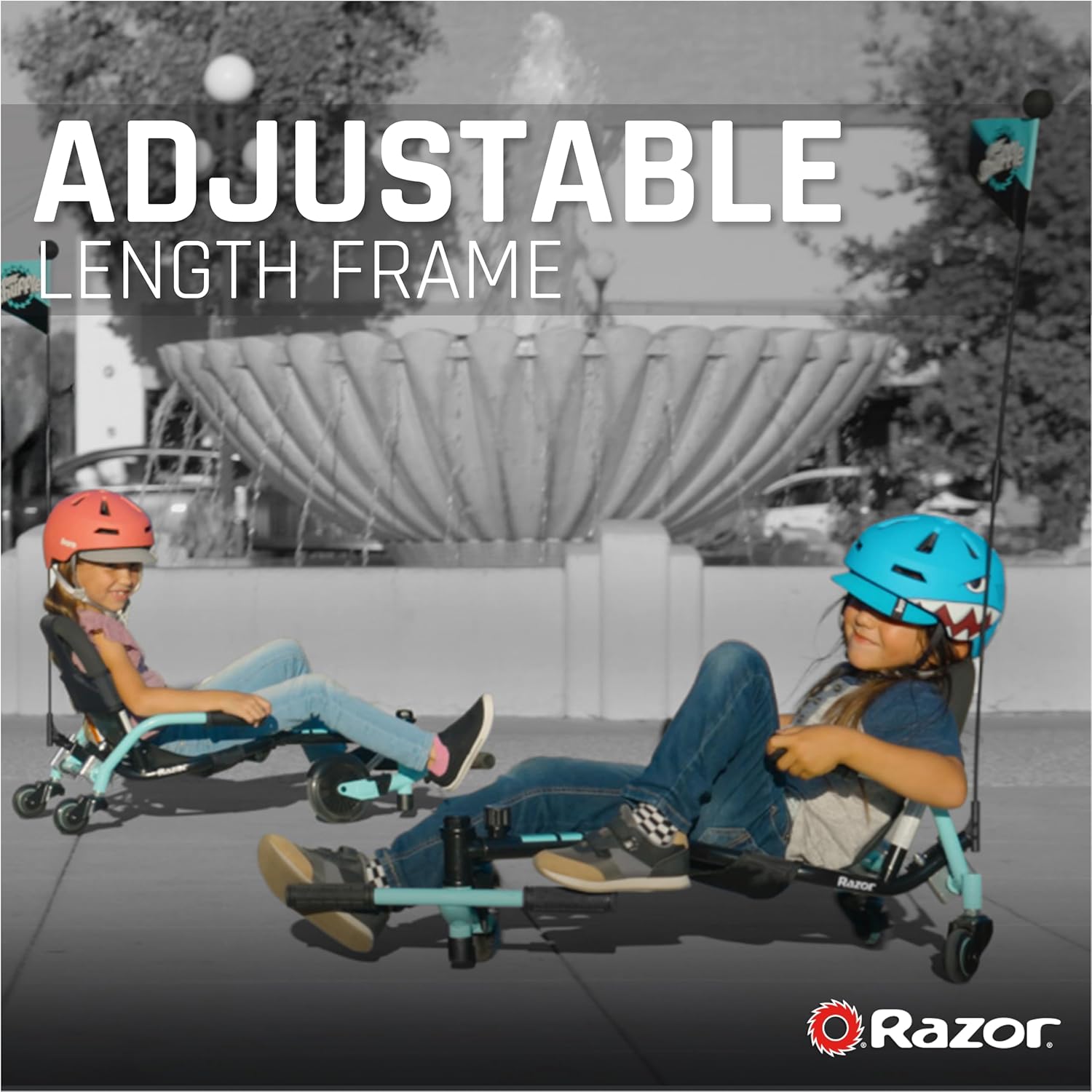 Razor Crazy Cart Shuffle riding scene