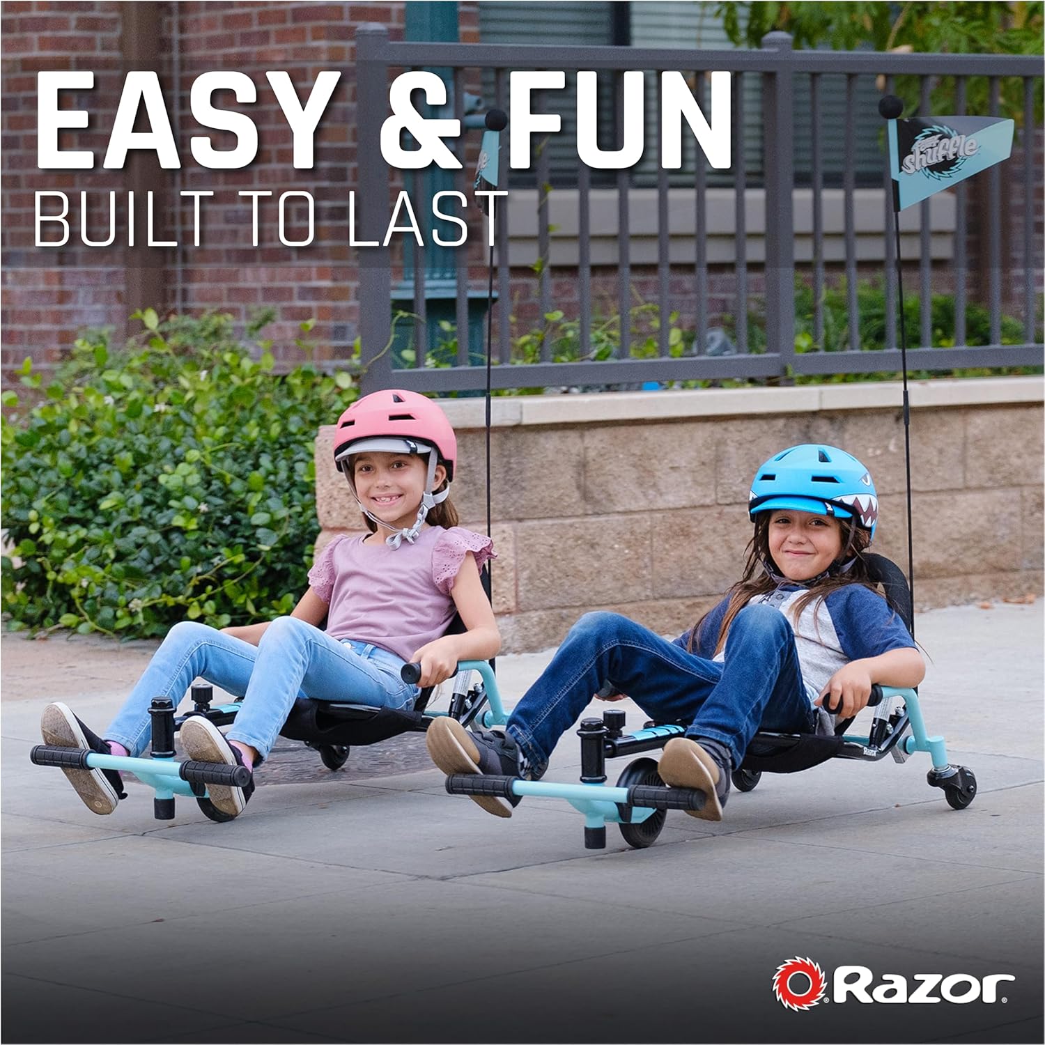 Razor Crazy Cart Shuffle seat detail