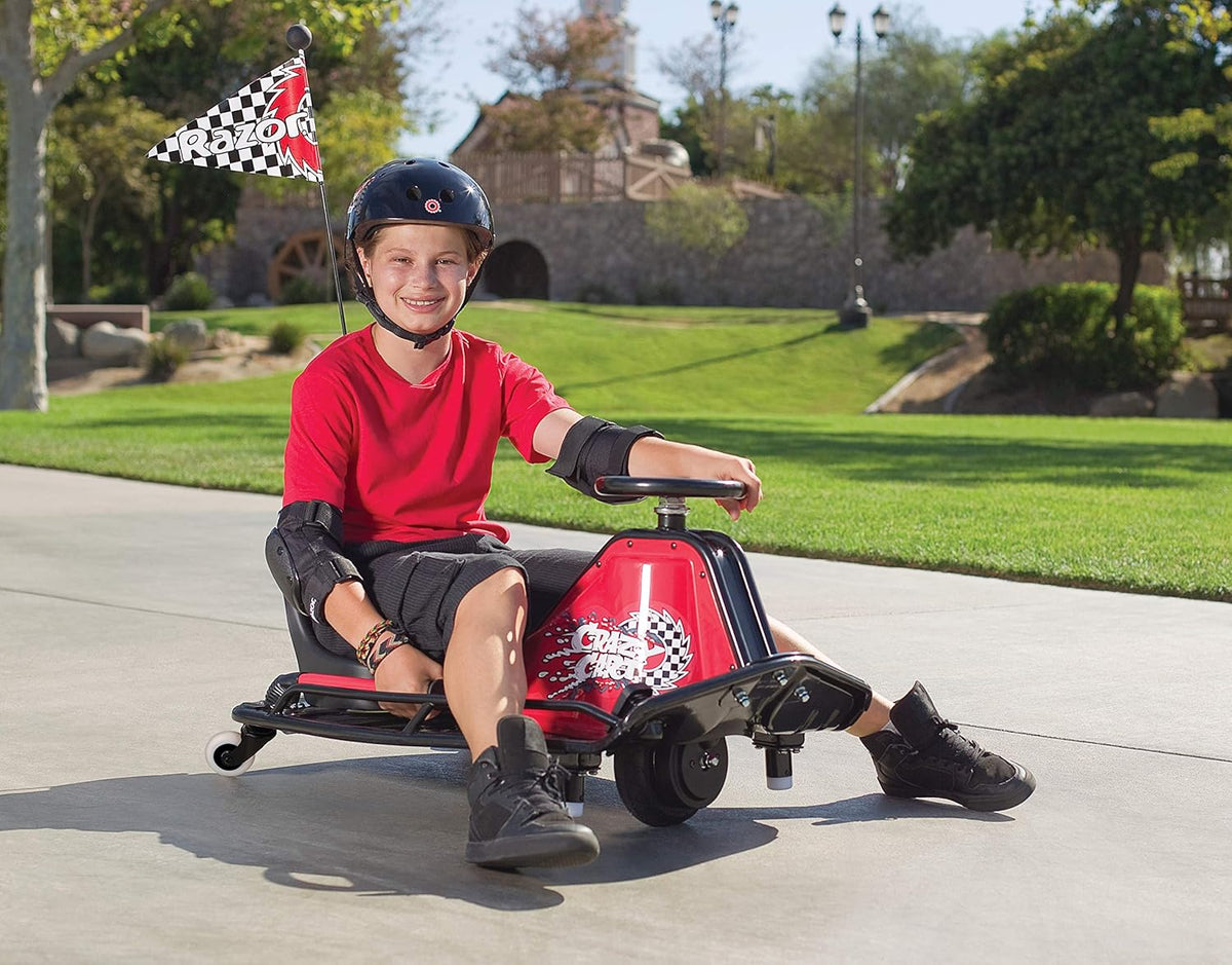Razor Crazy Cart electric drift kart Canada side profile