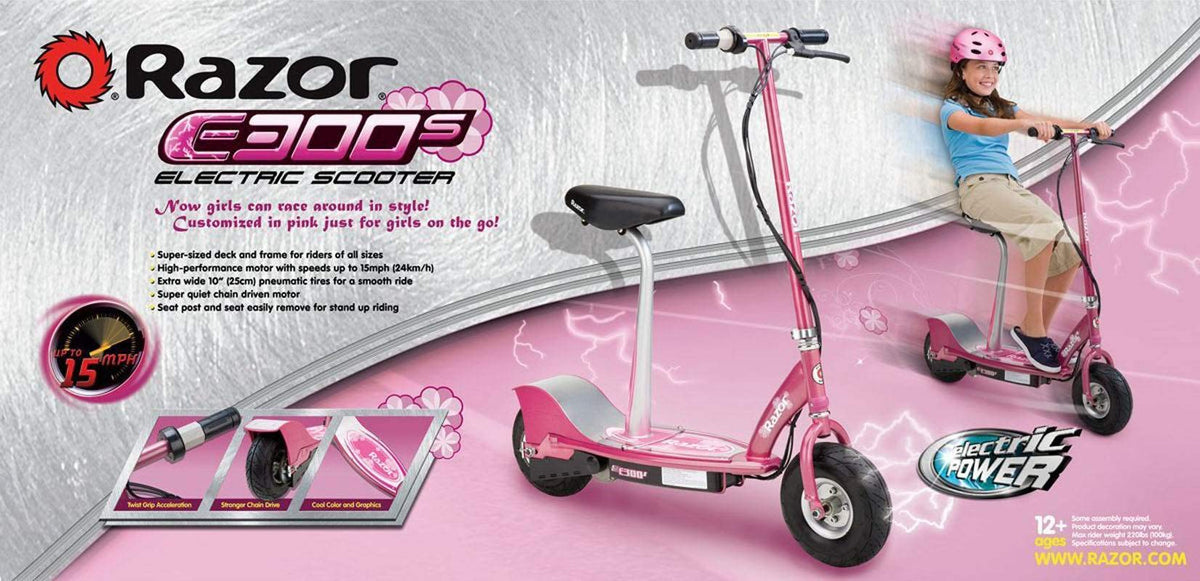 Razor E200S side angle two