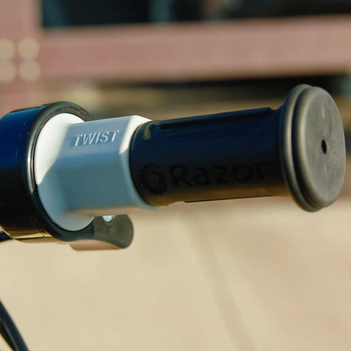 Razor E300 scooter riding scene