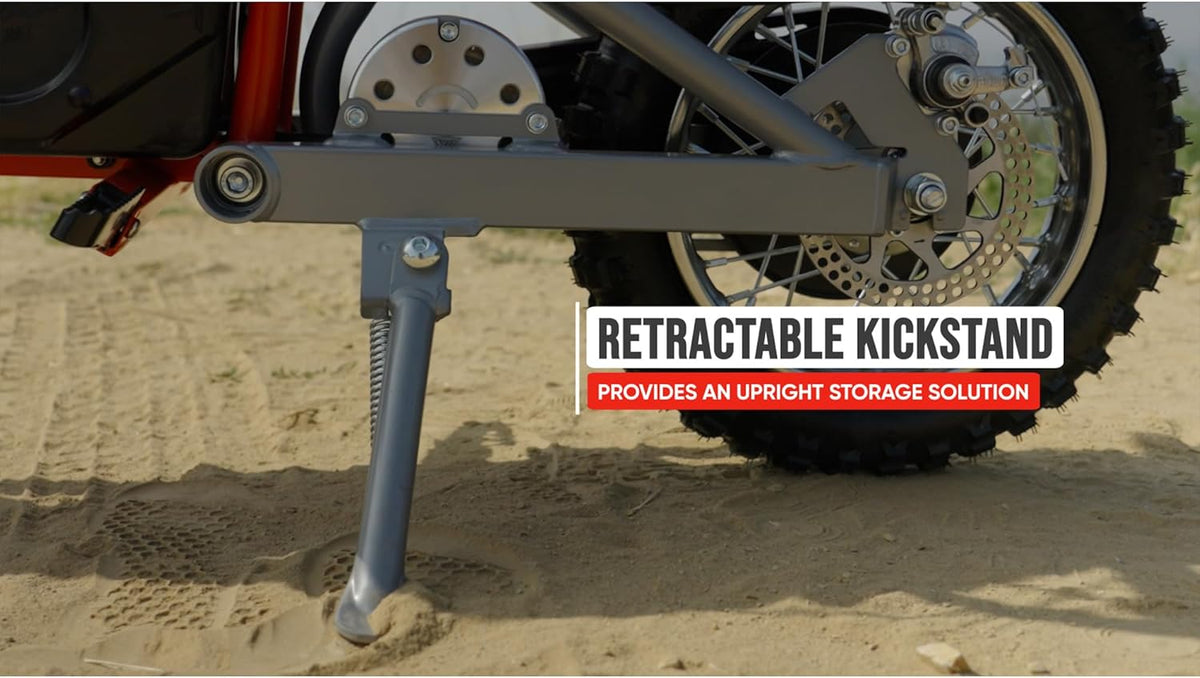 Razor MX500 rear swingarm detail