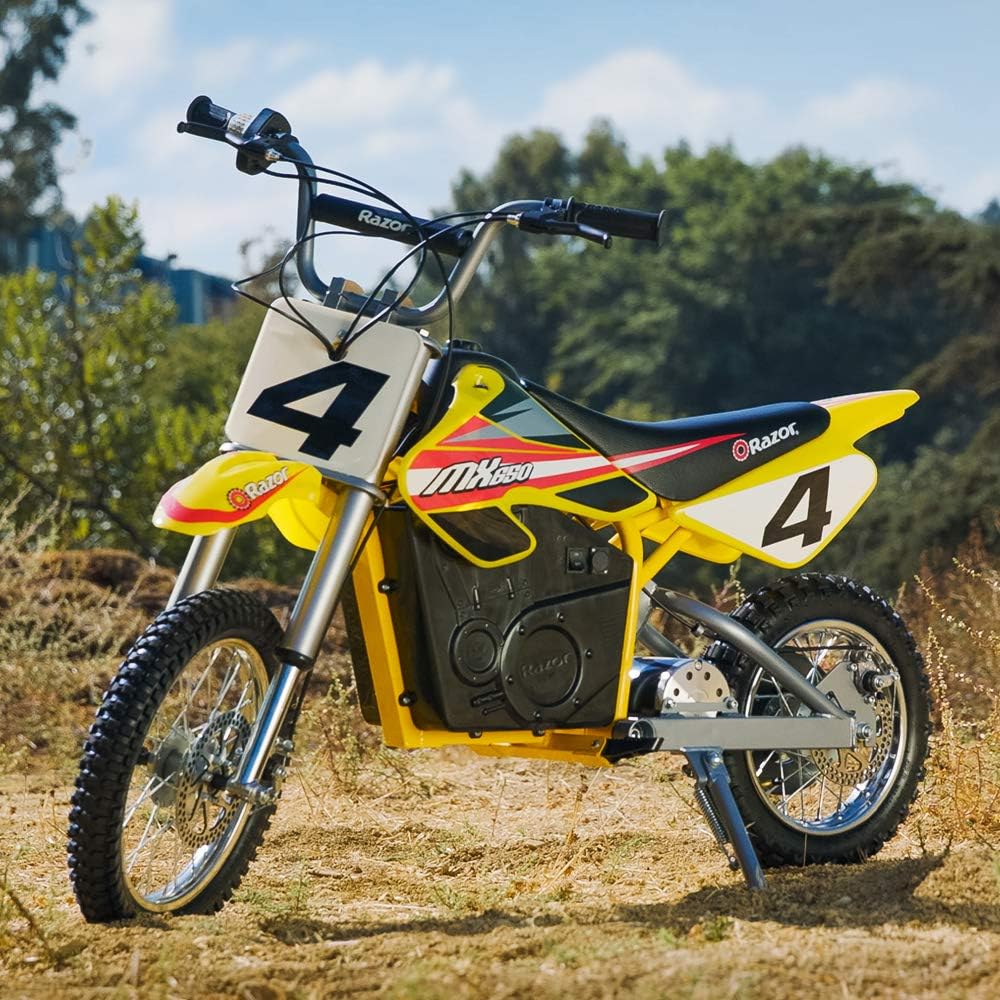 Razor MX650 battery detail