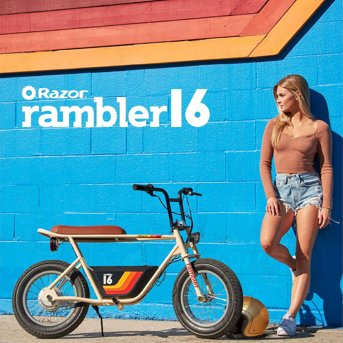 Razor Rambler 16 handlebar detail