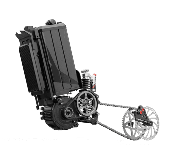 Rerode R1 electric dirt bike Canada motor detail