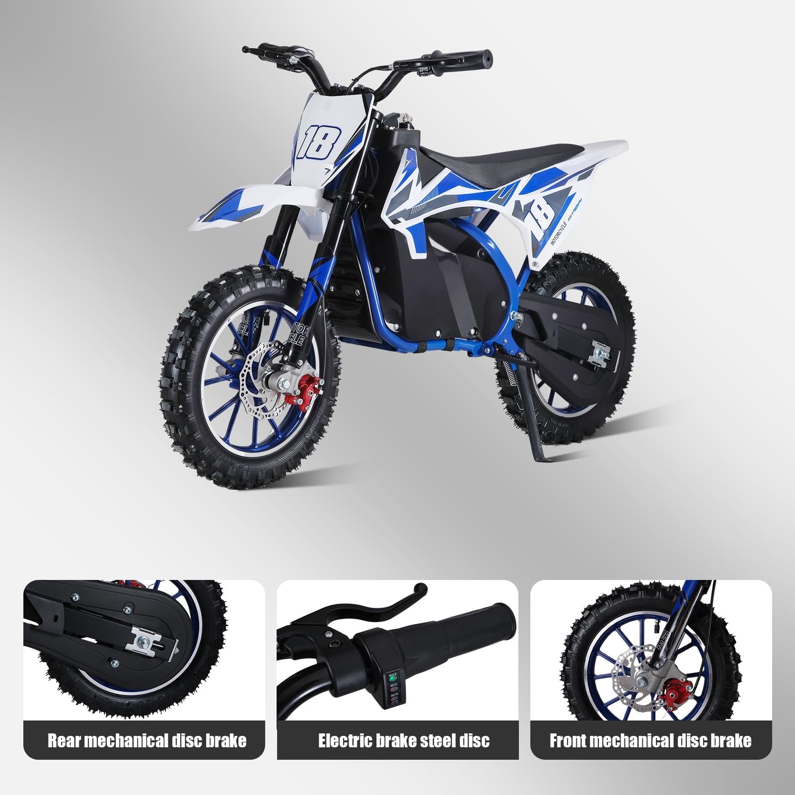 Reukmuuc kids dirt bike packaging style view