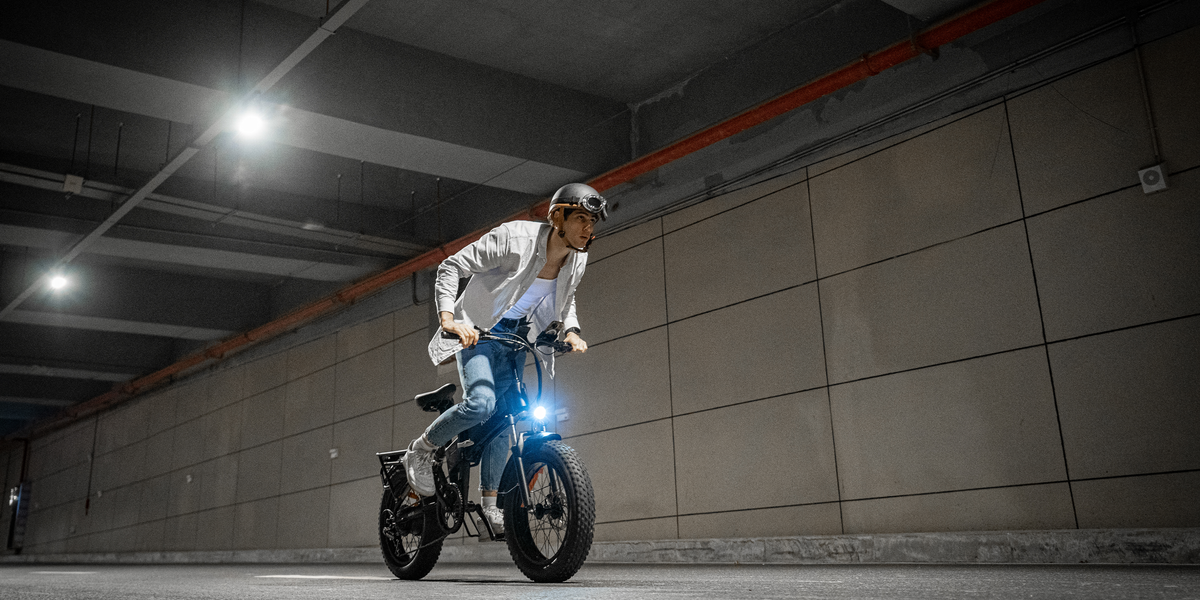 Ridstar H20 electric bike Canada folding fat tire side view
