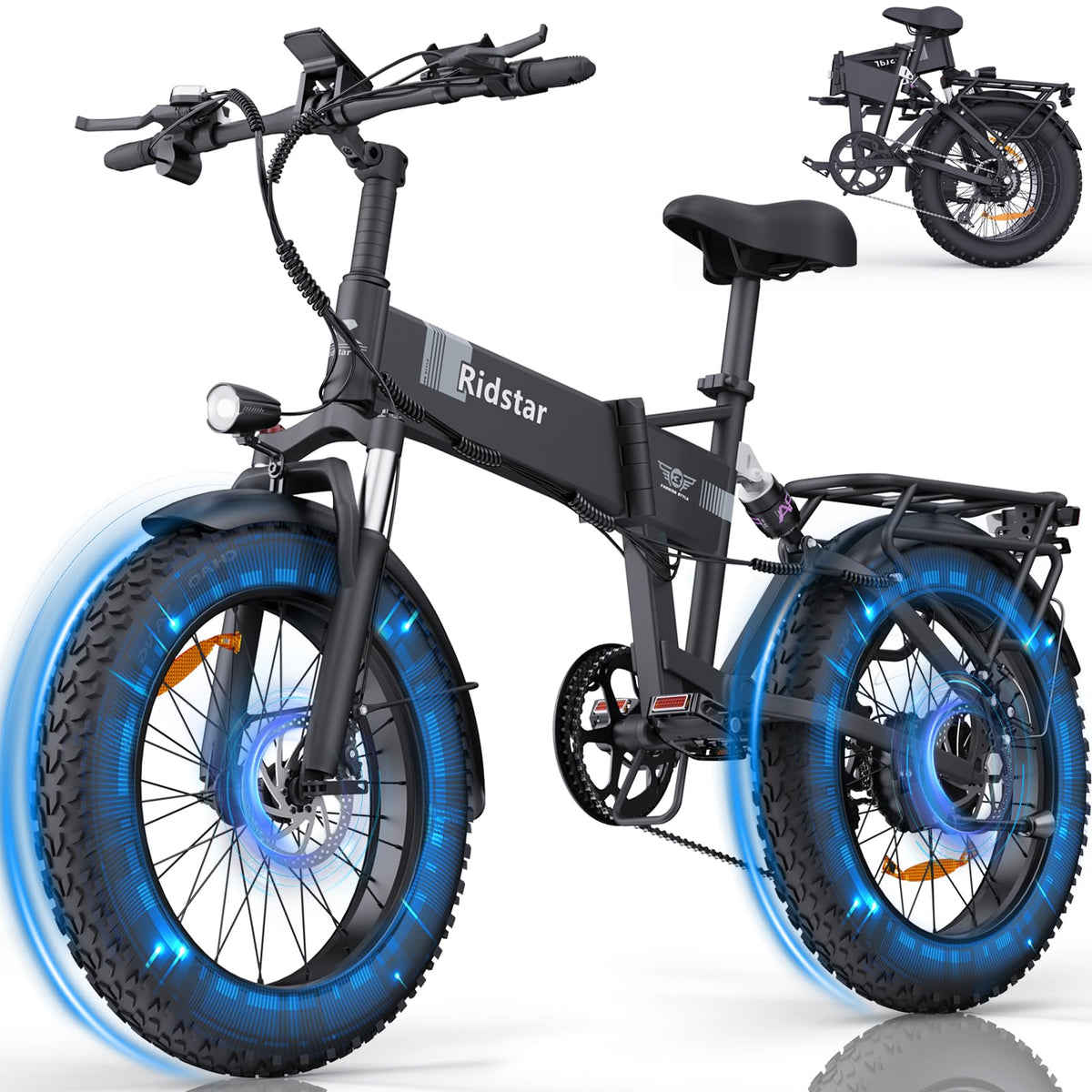 Ridstar Q20 fat tire electric bike image 3