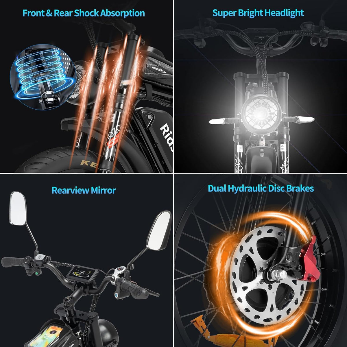 Ridstar Q20 fat tire electric bike image 7