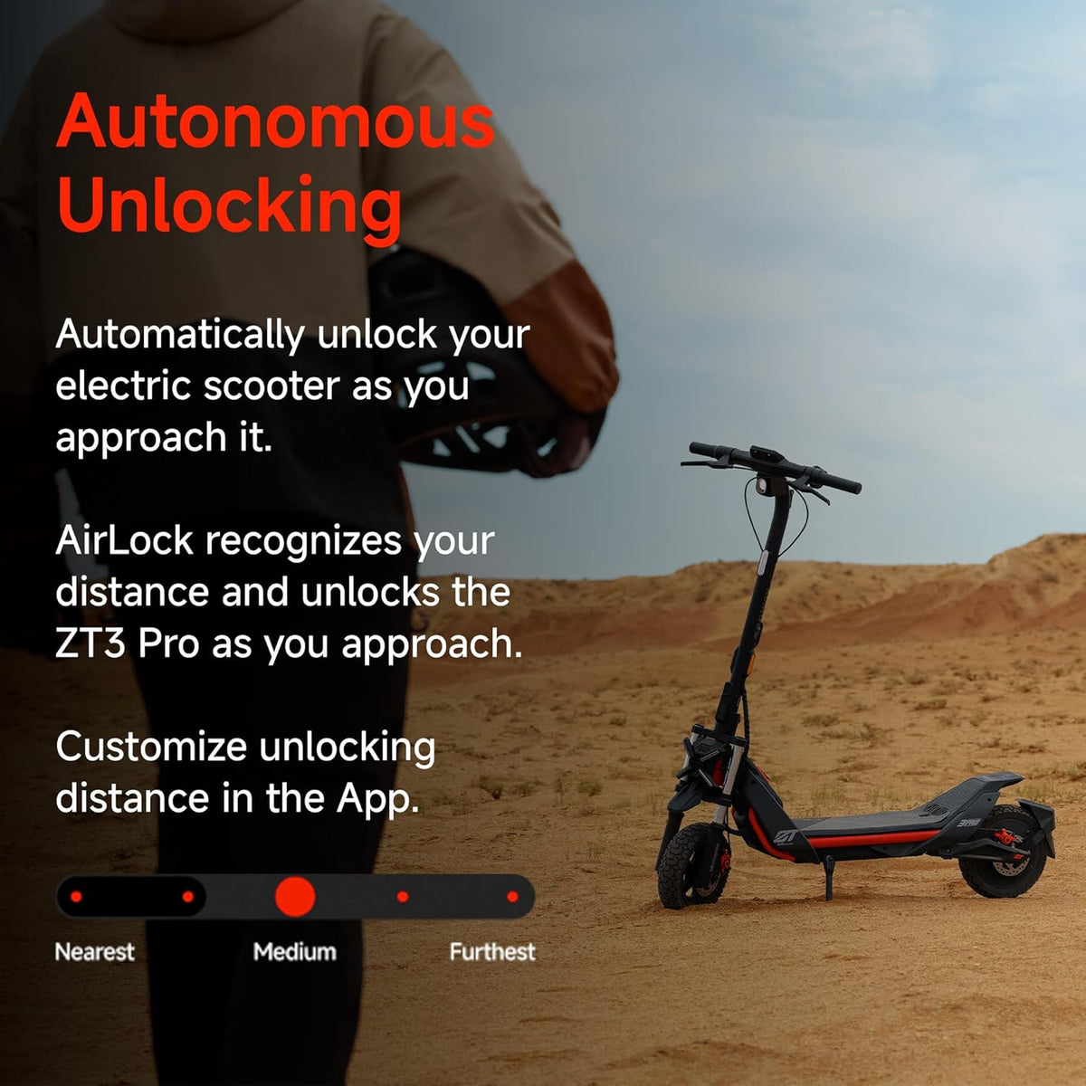Segway ZT3 Pro rear angle