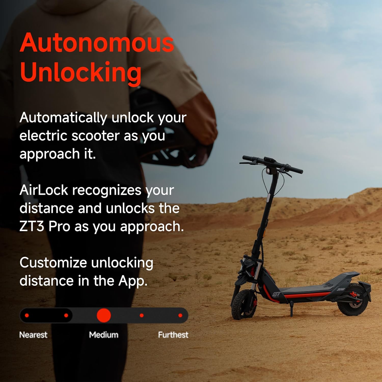 Segway ZT3 Pro rear angle