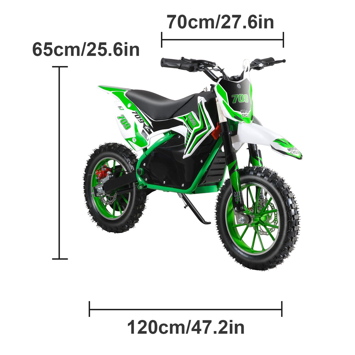 Shulemin dirt bike rear frame close-up