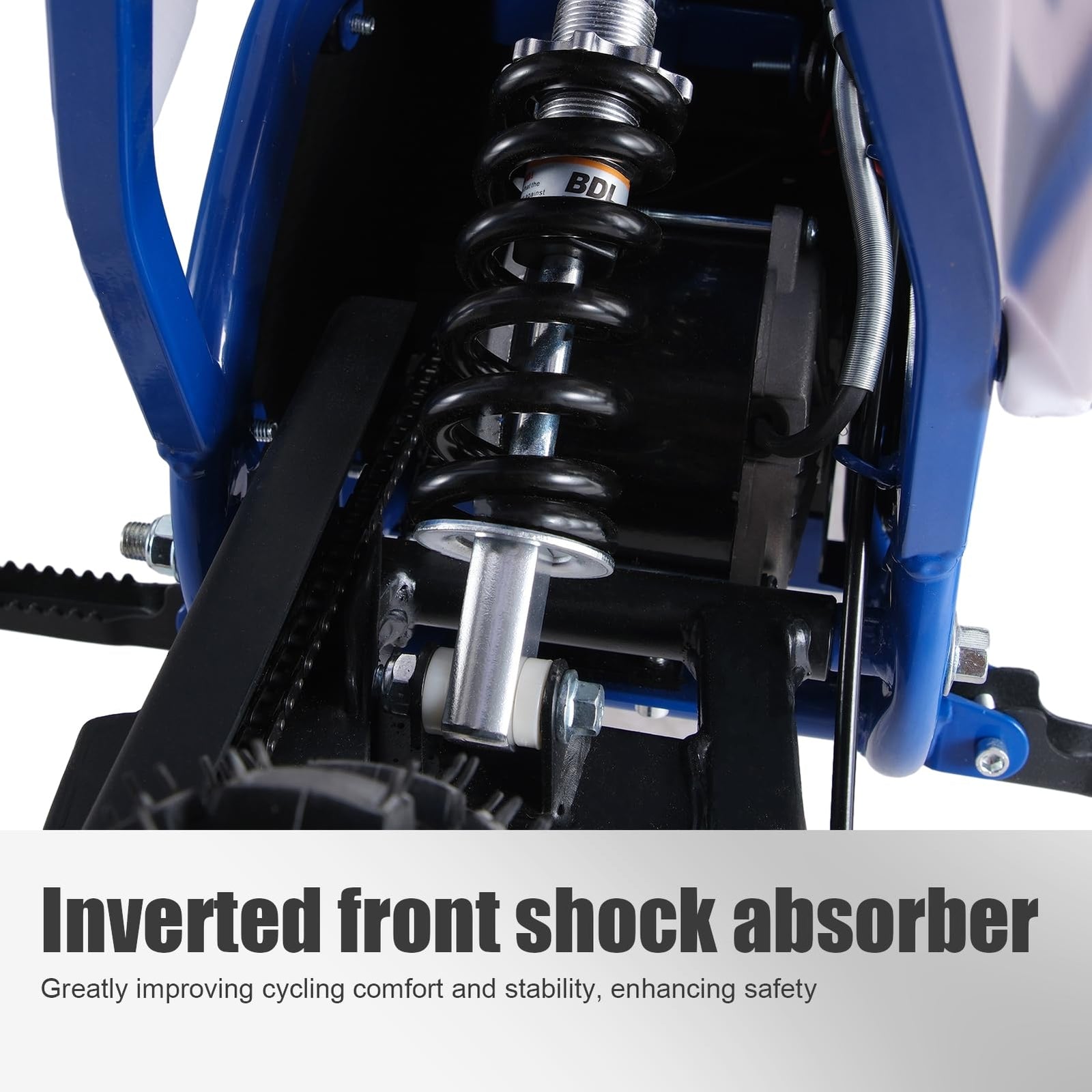 Shulemin dirt bike rear wheel action view