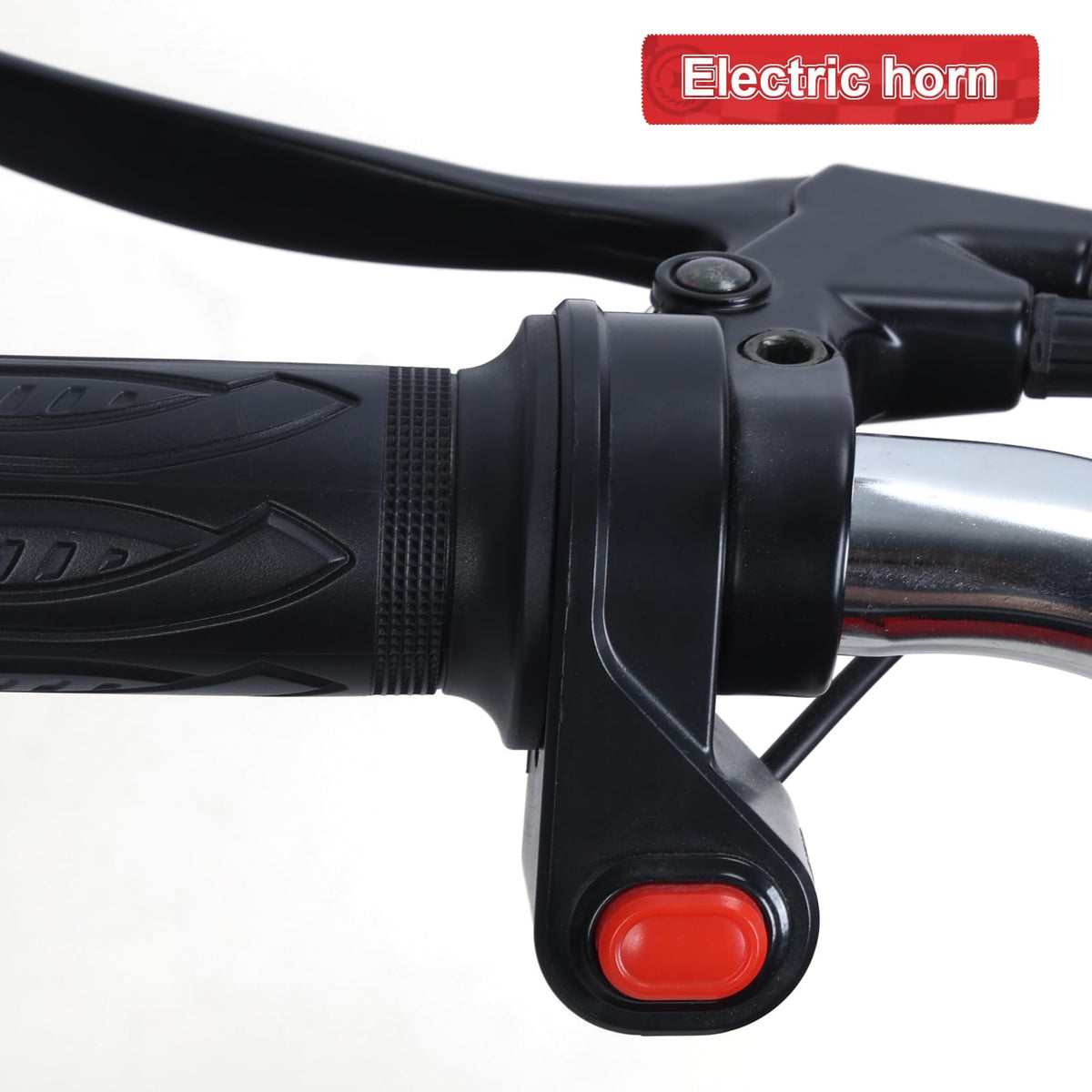 Shulemin kids dirt bike frame and battery view