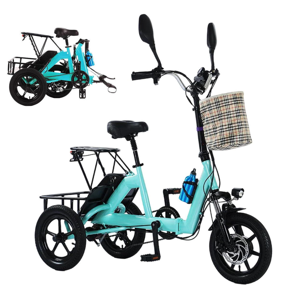 SKEKECIE folding tricycle main view