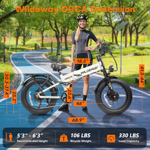 SummitX 1000W Folding E-Bike - Long Range 250km image 43