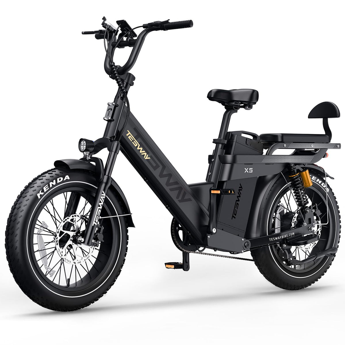 TESWAY X5 Pro Electric Bike Canada – Dual Motor 60Ah Long Range E-Bike image 7