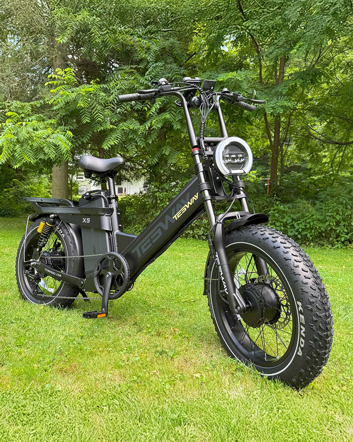 TESWAY X5 Pro Electric Bike Canada – Dual Motor 60Ah Long Range E-Bike image 40