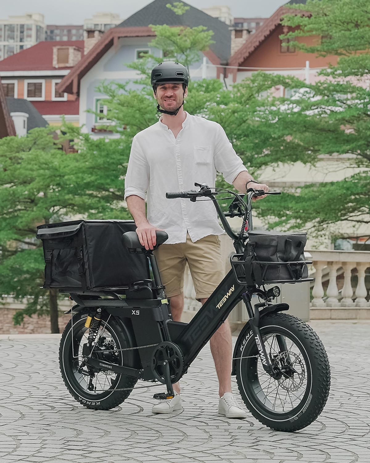 TESWAY X5 Pro Electric Bike Canada – Dual Motor 60Ah Long Range E-Bike image 48