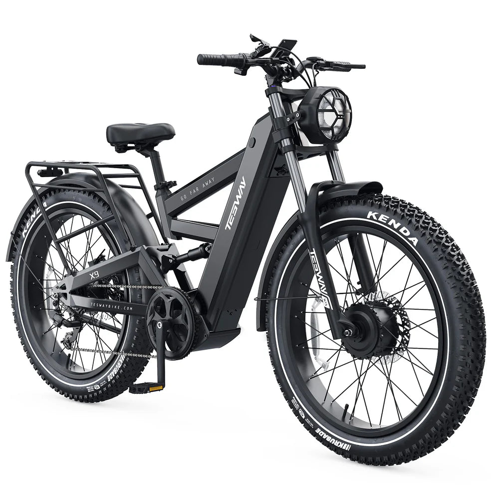 TESWAY X9 Ultra AWD e-bike feature graphic