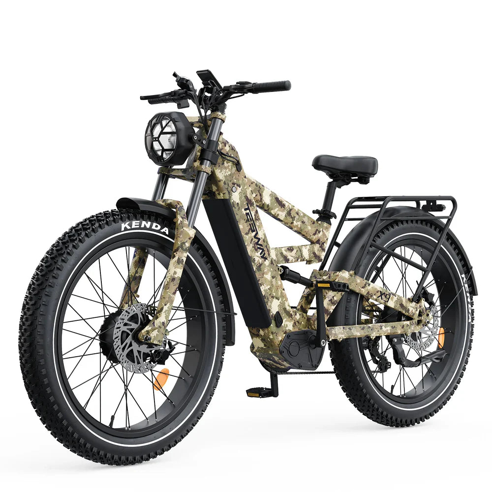 TESWAY X9 Ultra AWD e-bike front angle