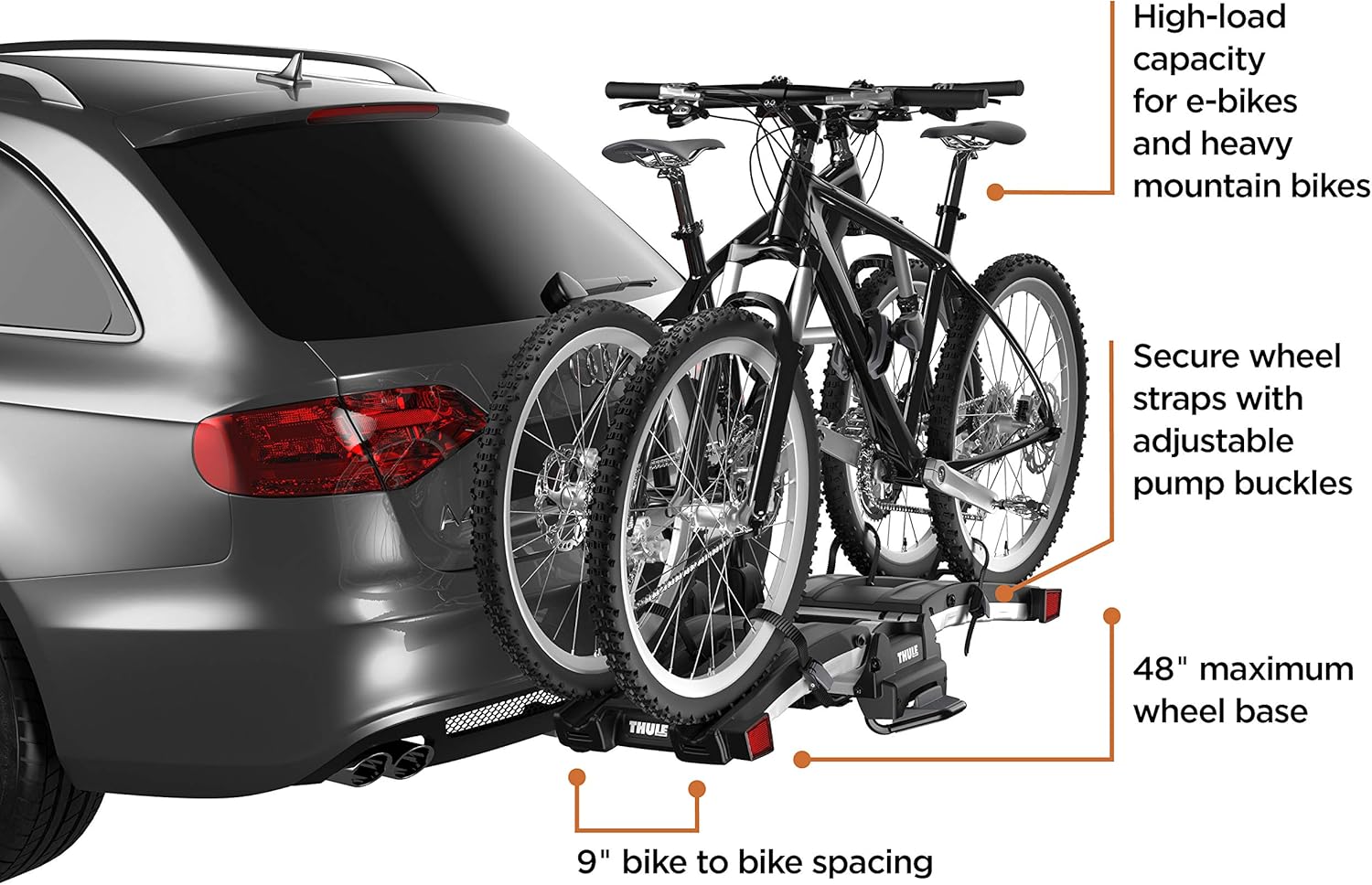 Thule EasyFold XT 2 final setup view