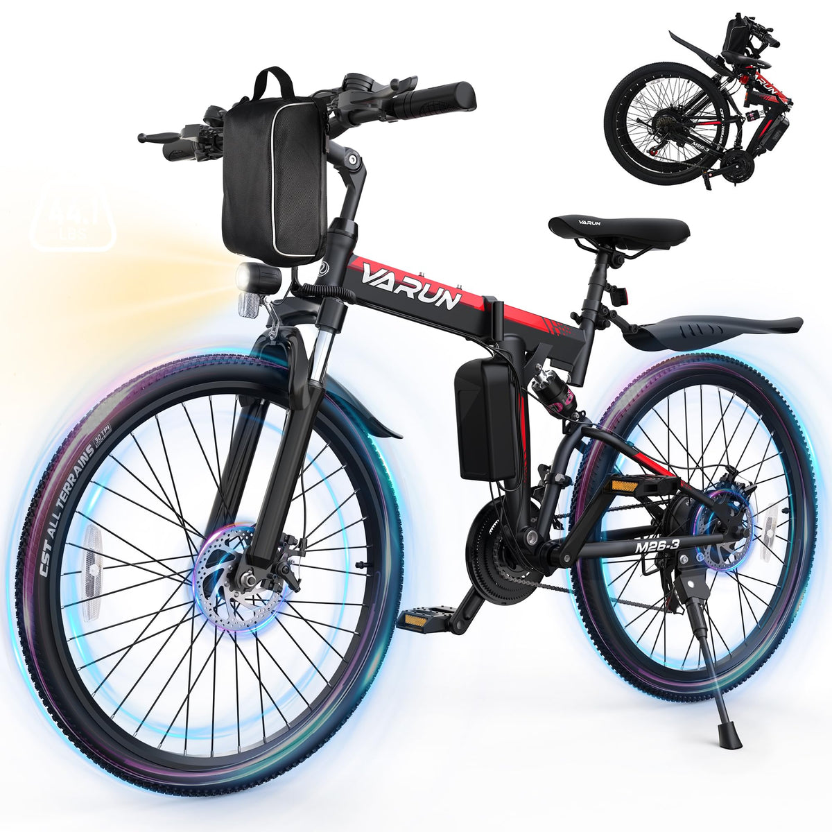 VARUN 500W electric bike in a clean main view