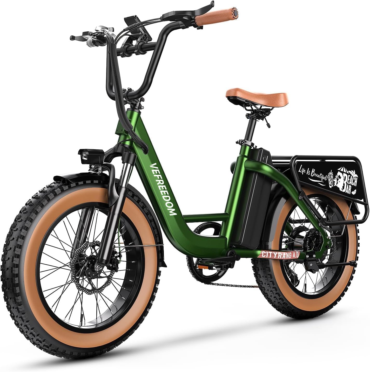 VEFREEDOM 1500W fat tire e-bike in a broad main angle