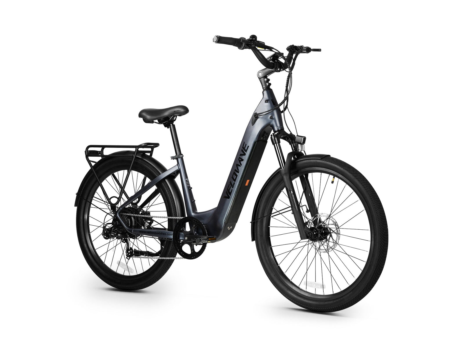 Velowave Breeze T step-through electric bike Canada riding scene