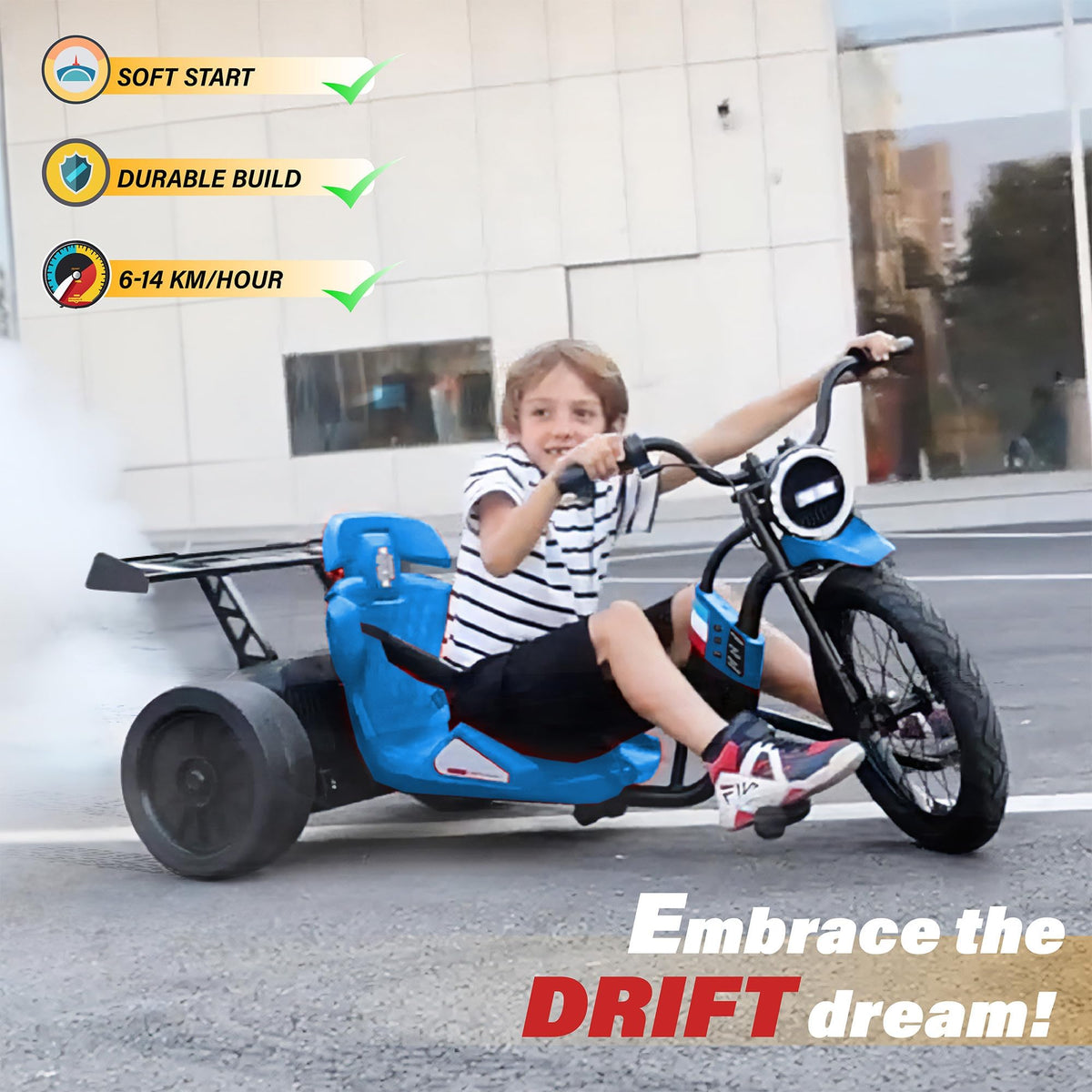 Voltz Toys drift trike rear wheel