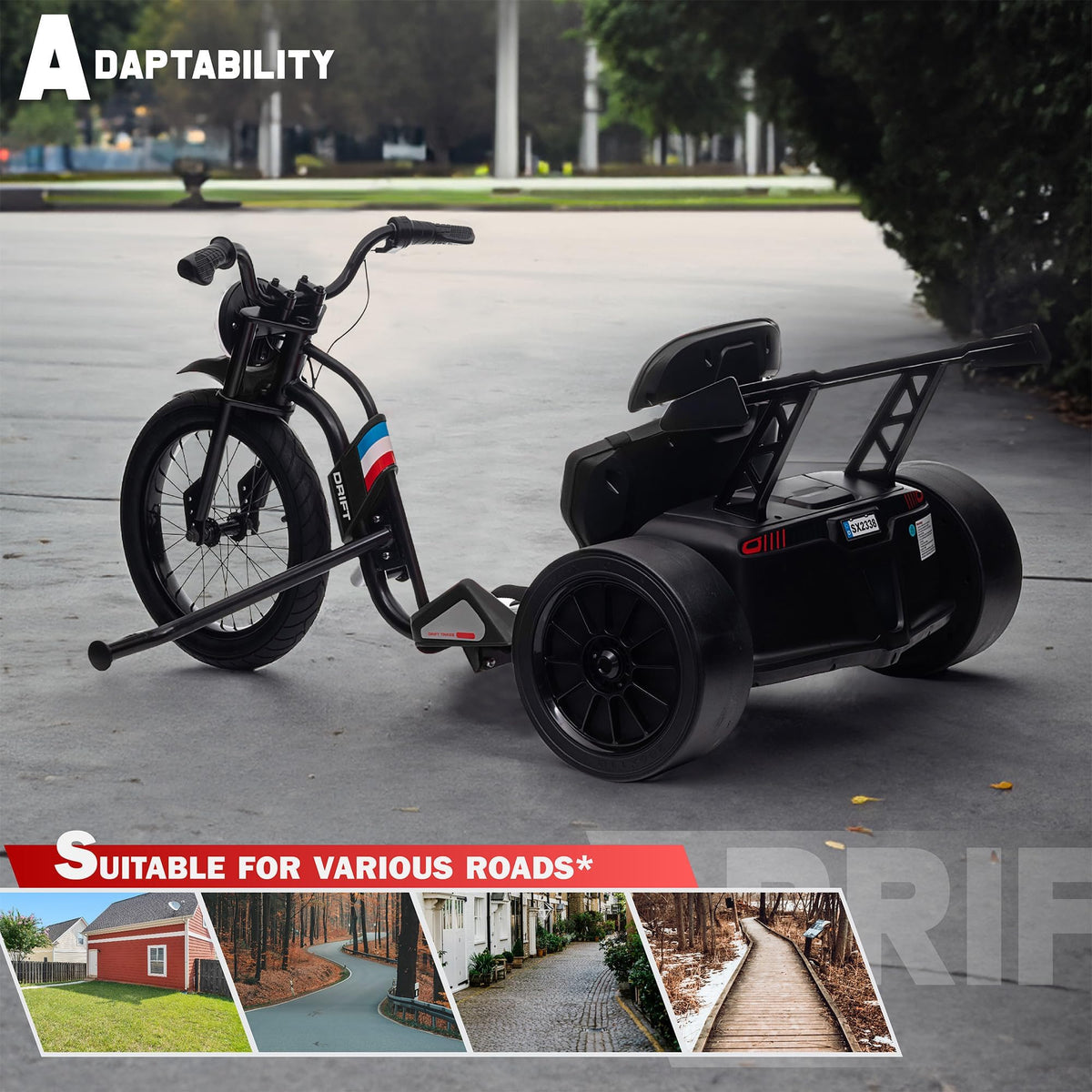 Voltz Toys drift trike seat angle