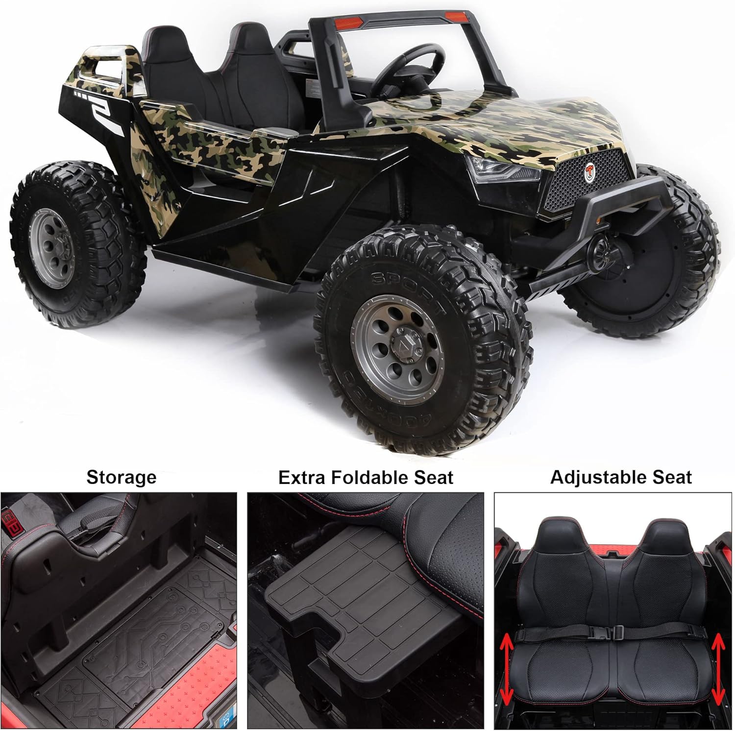 Voltz Toys 24V kids dune buggy Canada supervised ride scene