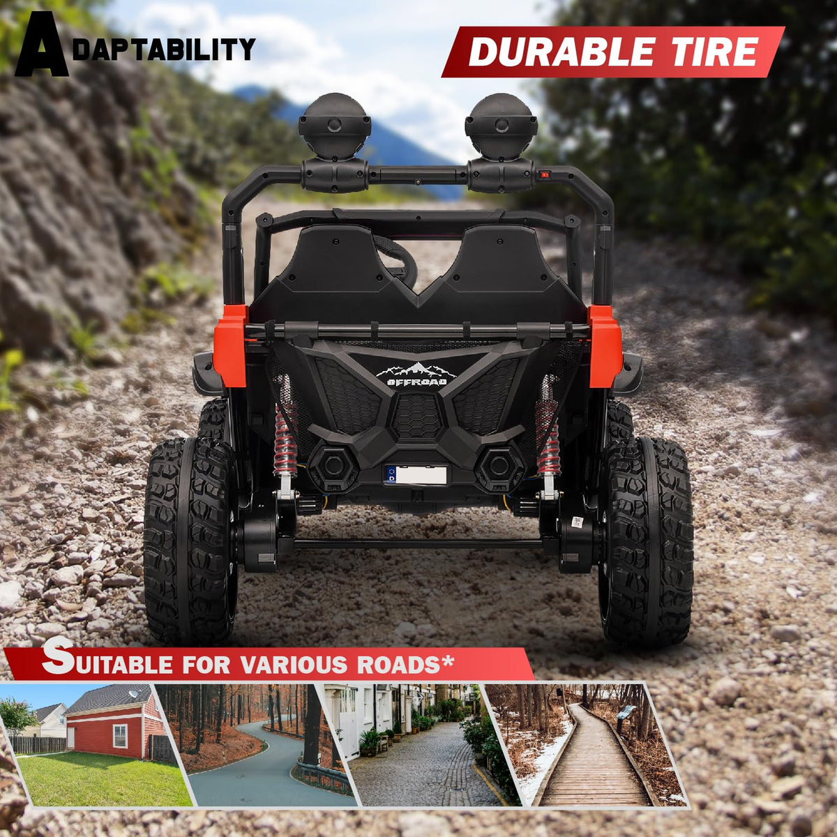 Voltz 24V kids UTV riding photo