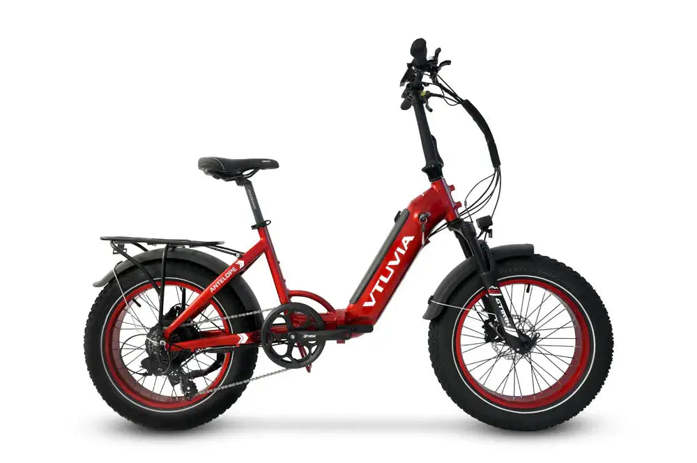 Vtuvia Antelope Step Thru Folding Electric Bike Street Rides