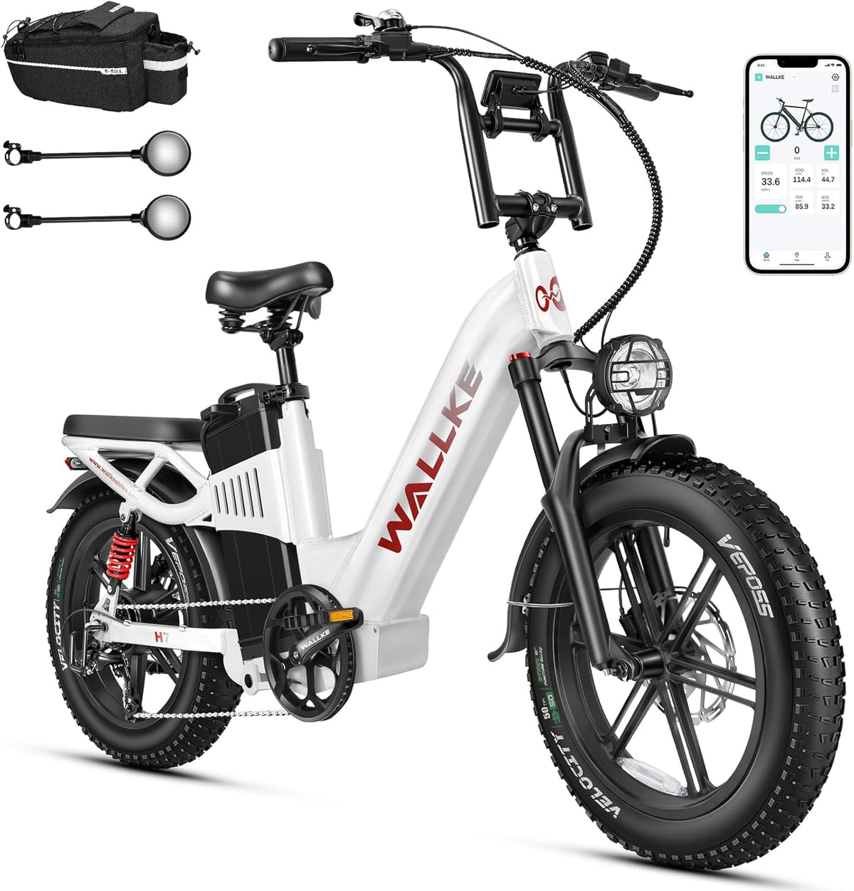 Wallke mountain bike side detail