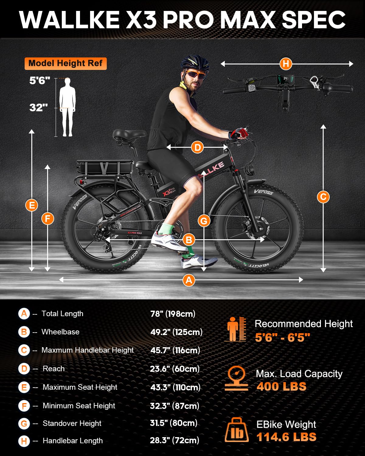 Wallke X3 Max drive side