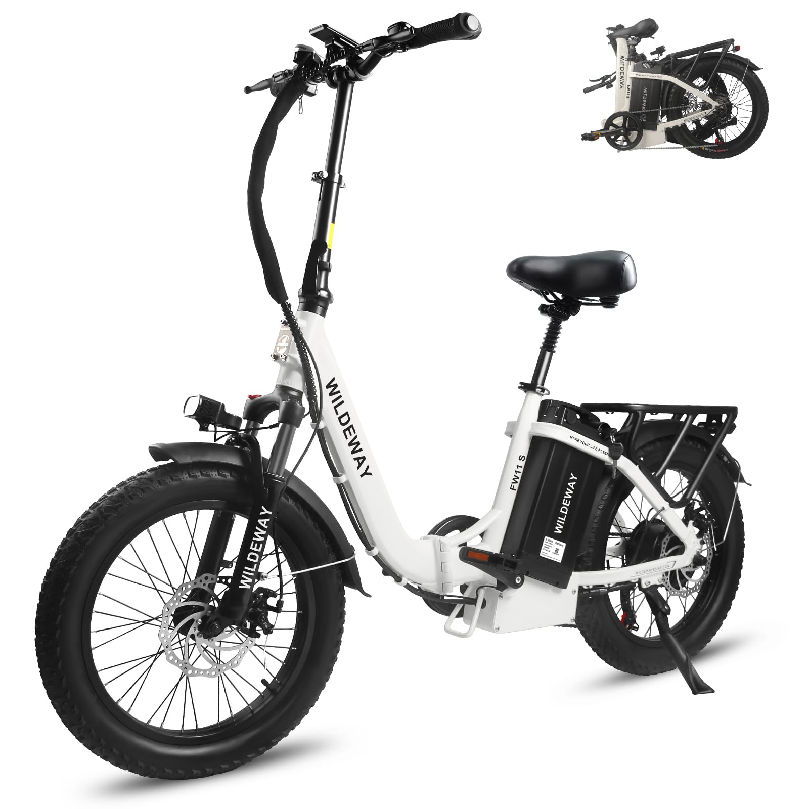 Wildeway FW11 Folding E-Bike (48V 32Ah, Long-Range) — Canada Specs & Legality image 1