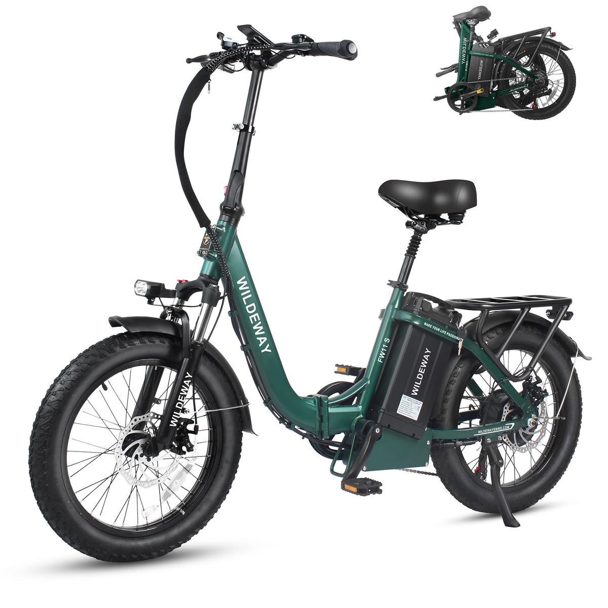 Wildeway FW11 Folding E-Bike (48V 32Ah, Long-Range) — Canada Specs &amp; Legality image 3