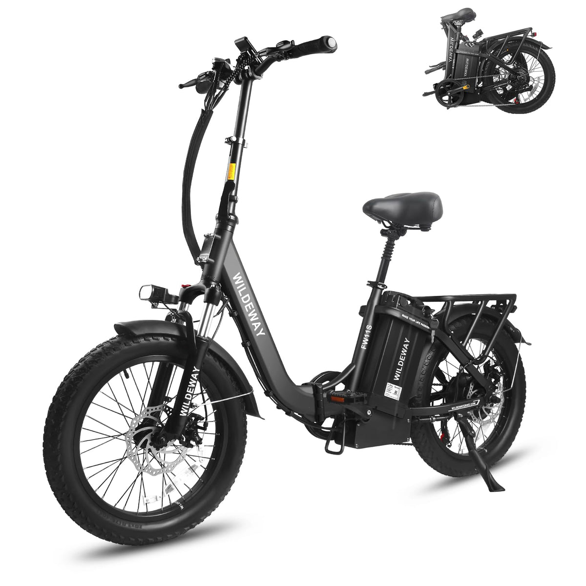 Wildeway FW11 Folding E-Bike (48V 32Ah, Long-Range) — Canada Specs &amp; Legality image 5